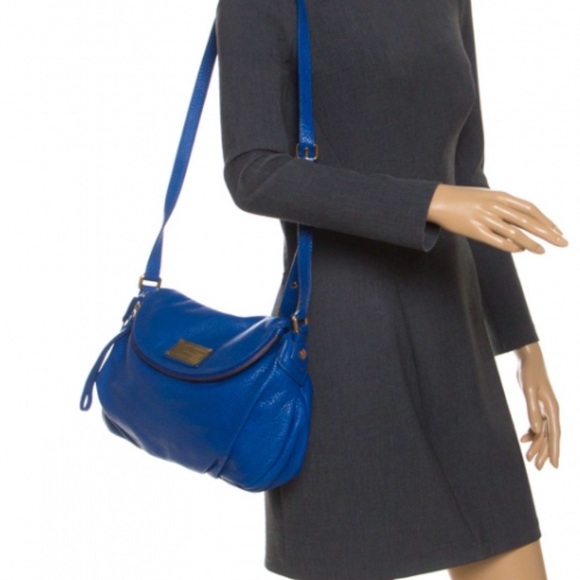 Marc by Marc Jacobs Classic Q Natasha leather crossbody bag in dark blue/cobalt - Picture 3 of 16